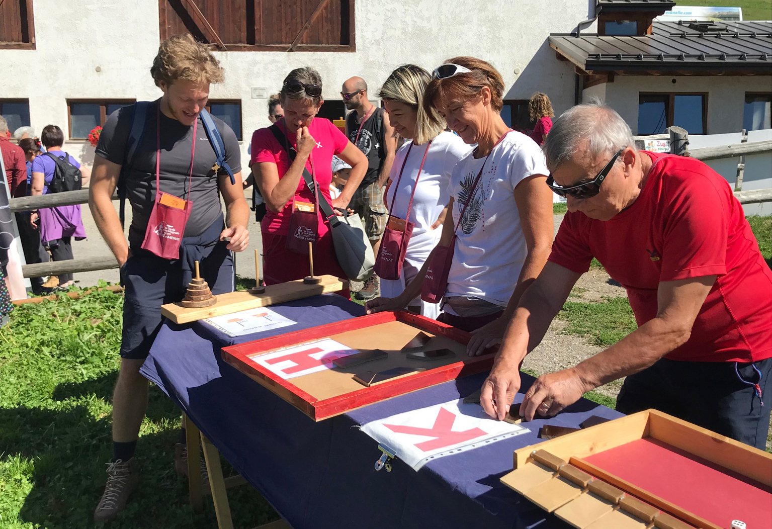 Giochi in legno per feste in Trentino